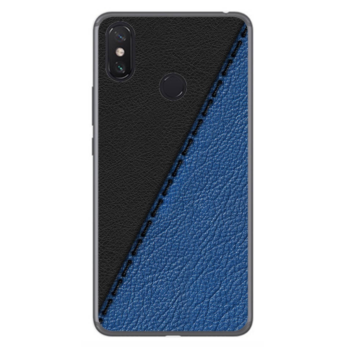Funda Gel Tpu para Xiaomi Mi Max 3 diseño Cuero 02 Dibujos