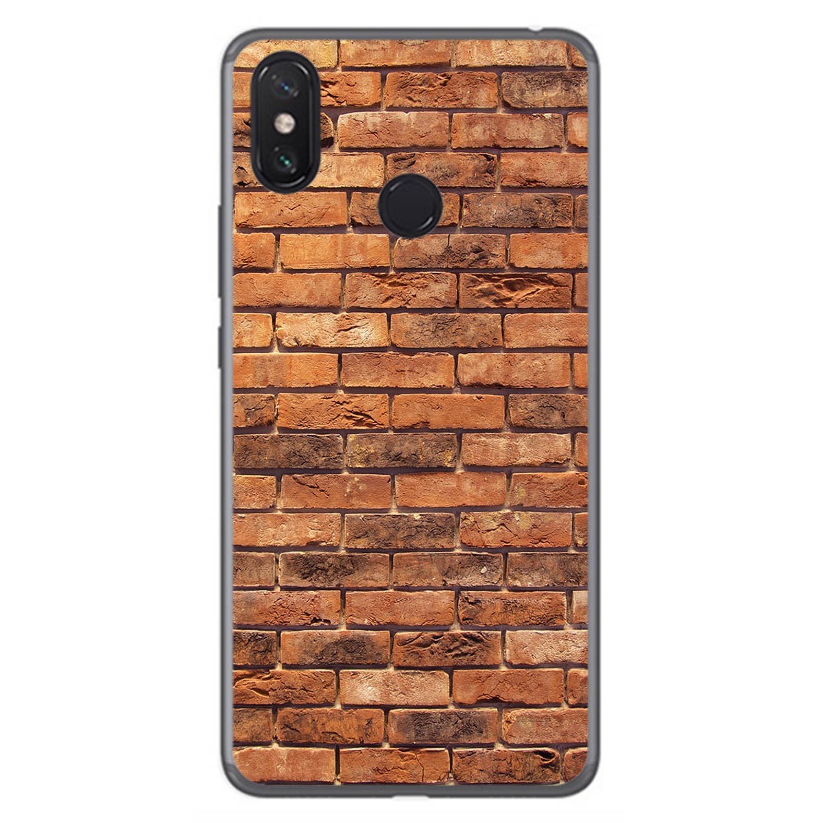 Funda Gel Tpu para Xiaomi Mi Max 3 diseño Ladrillo 04 Dibujos