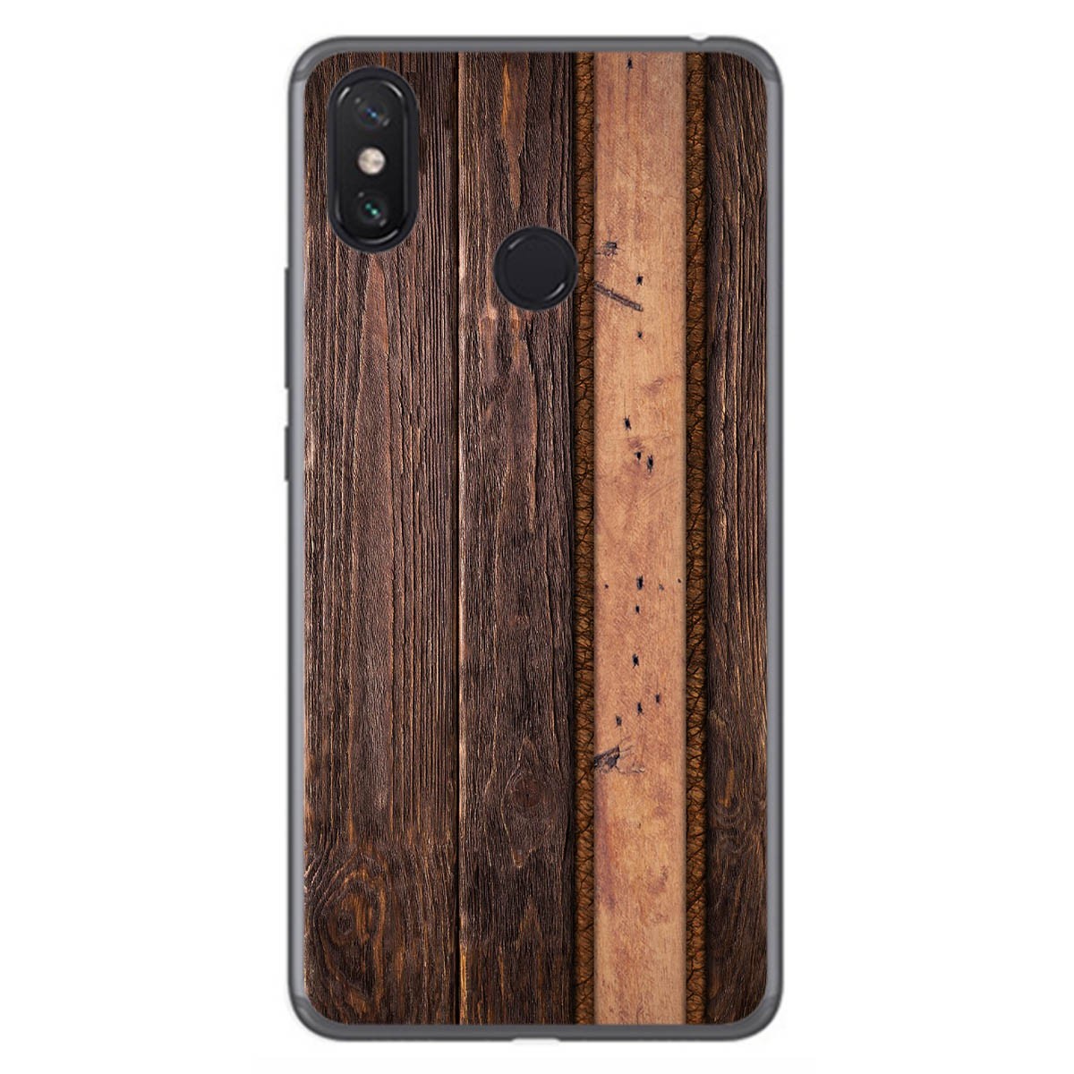 Funda Gel Tpu para Xiaomi Mi Max 3 diseño Madera 05 Dibujos