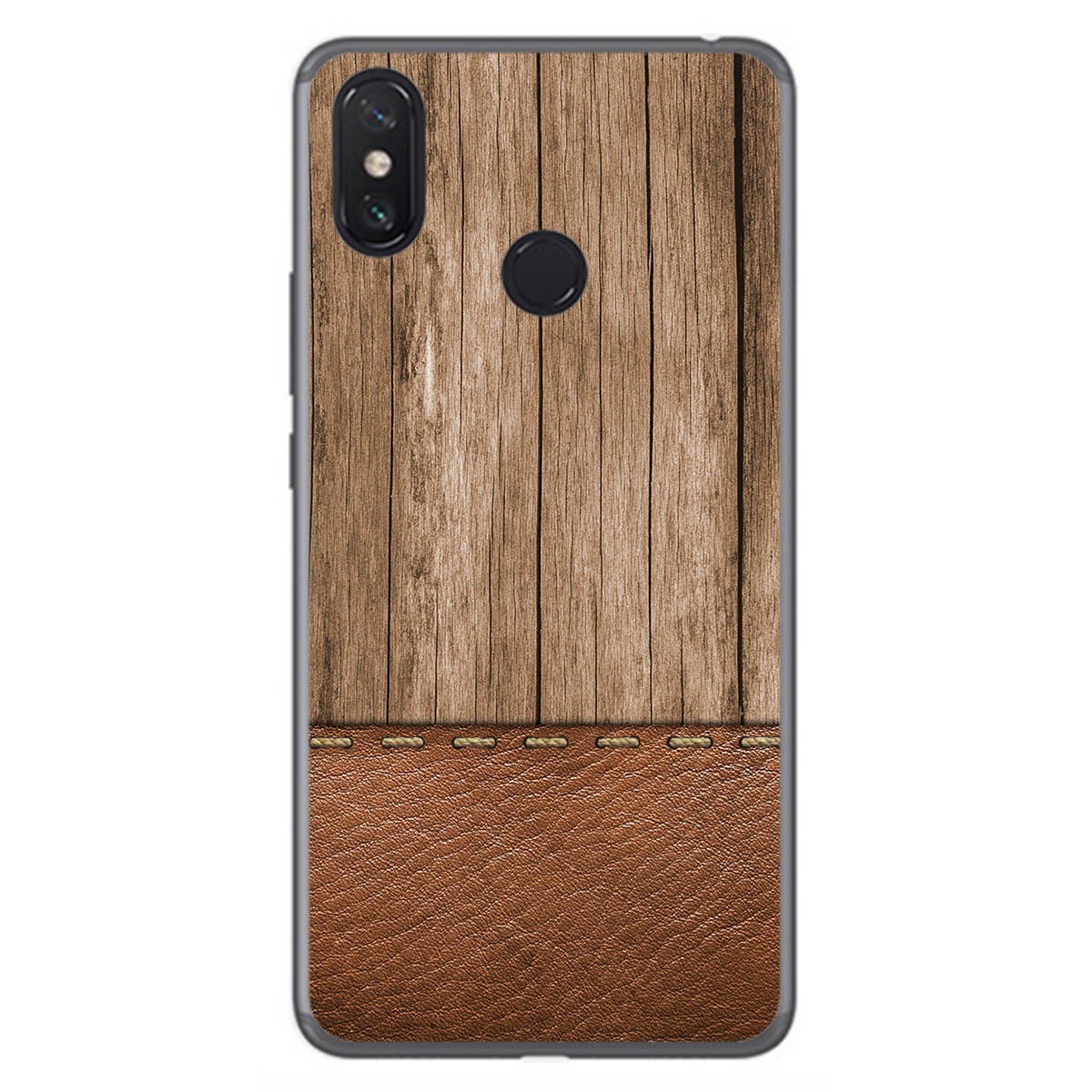 Funda Gel Tpu para Xiaomi Mi Max 3 diseño Madera 09 Dibujos