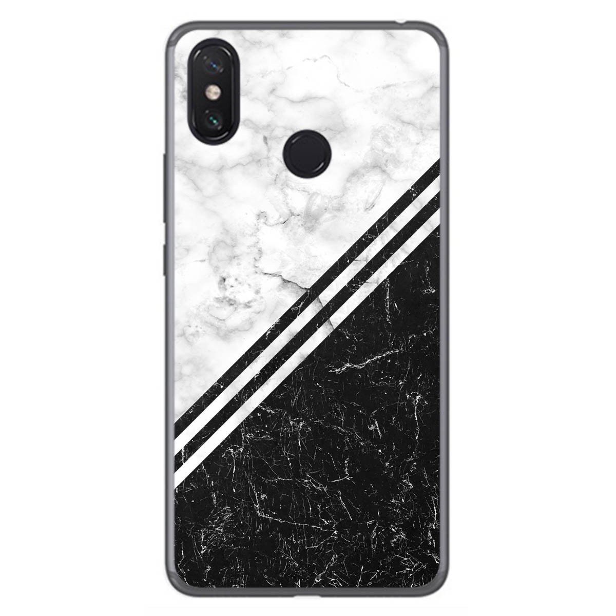 Funda Gel Tpu para Xiaomi Mi Max 3 diseño Mármol 01 Dibujos