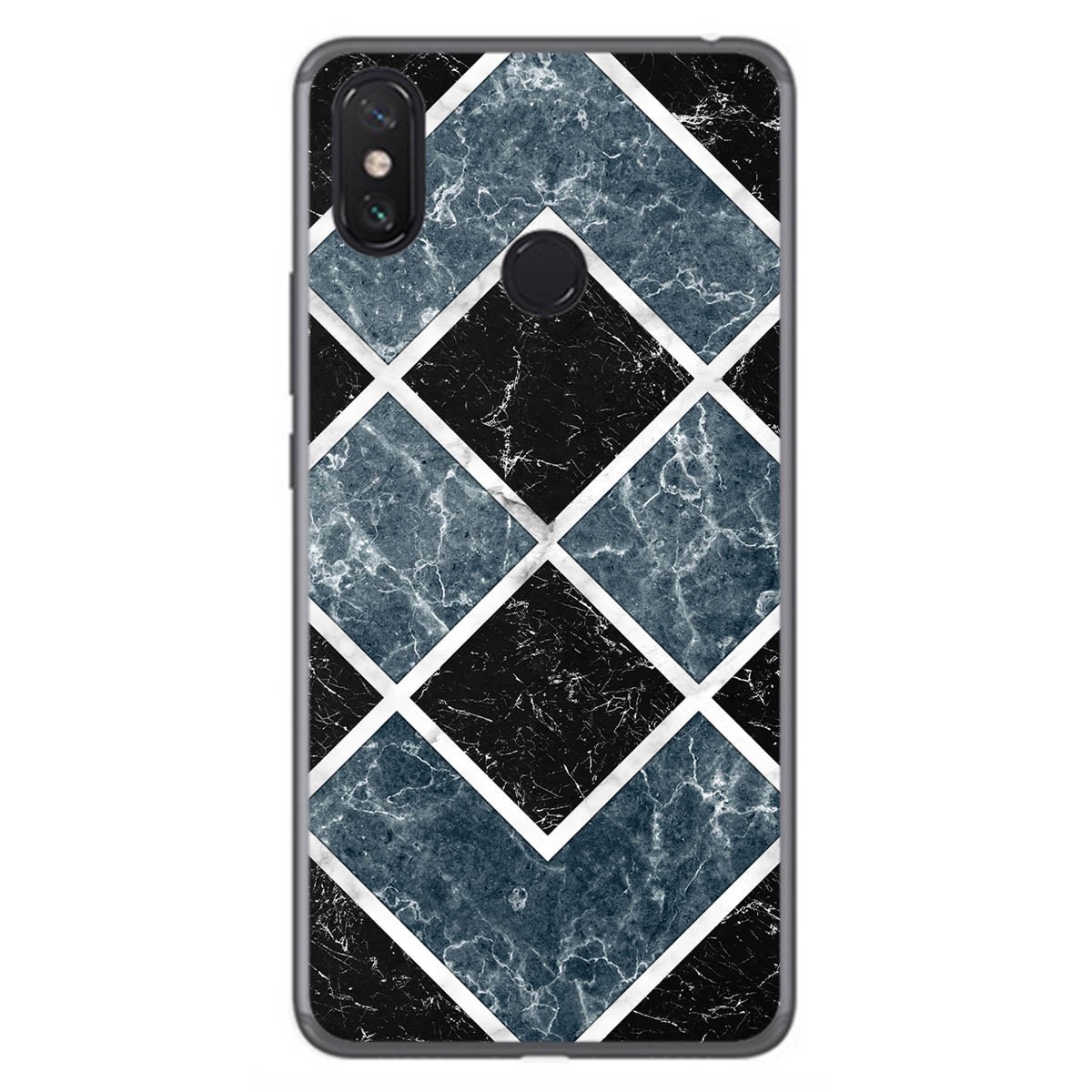 Funda Gel Tpu para Xiaomi Mi Max 3 diseño Mármol 06 Dibujos