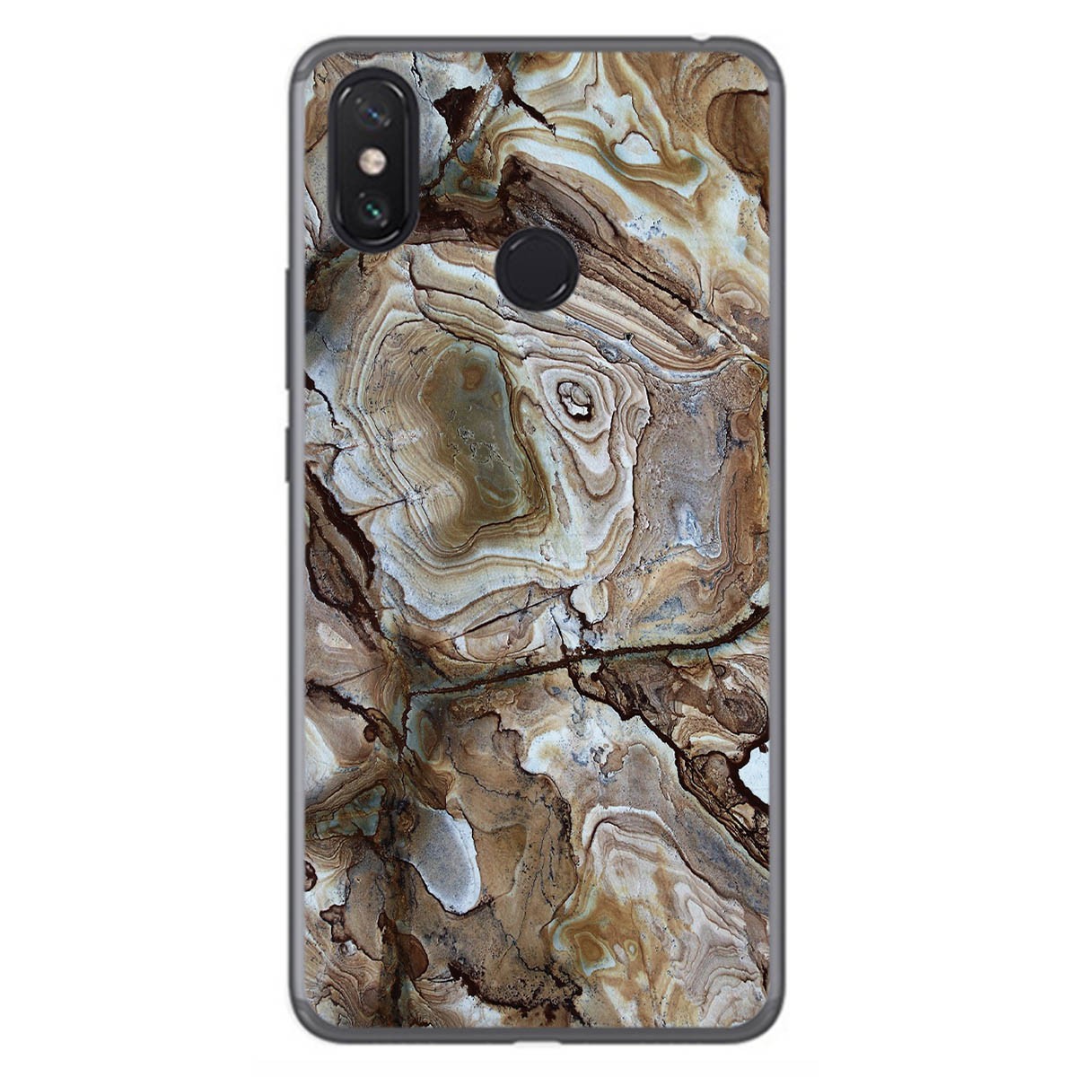 Funda Gel Tpu para Xiaomi Mi Max 3 diseño Mármol 14 Dibujos
