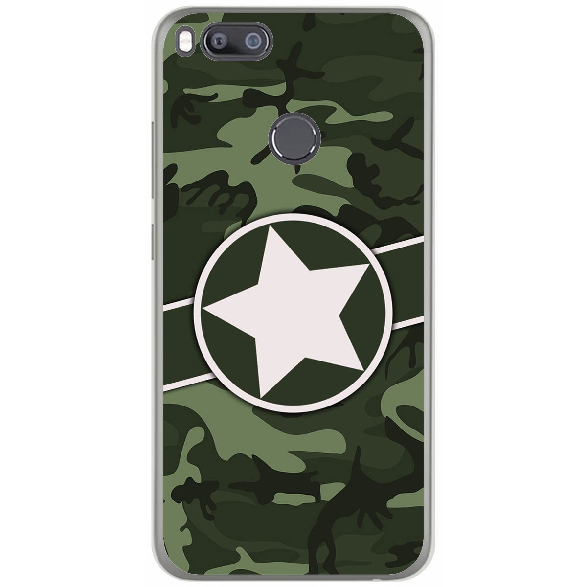 Funda Gel Tpu para Xiaomi Mi 5X / Mi A1 diseño Camuflaje 01 Dibujos