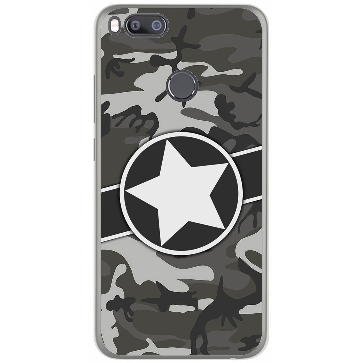 Funda Gel Tpu para Xiaomi Mi 5X / Mi A1 diseño Camuflaje 02 Dibujos
