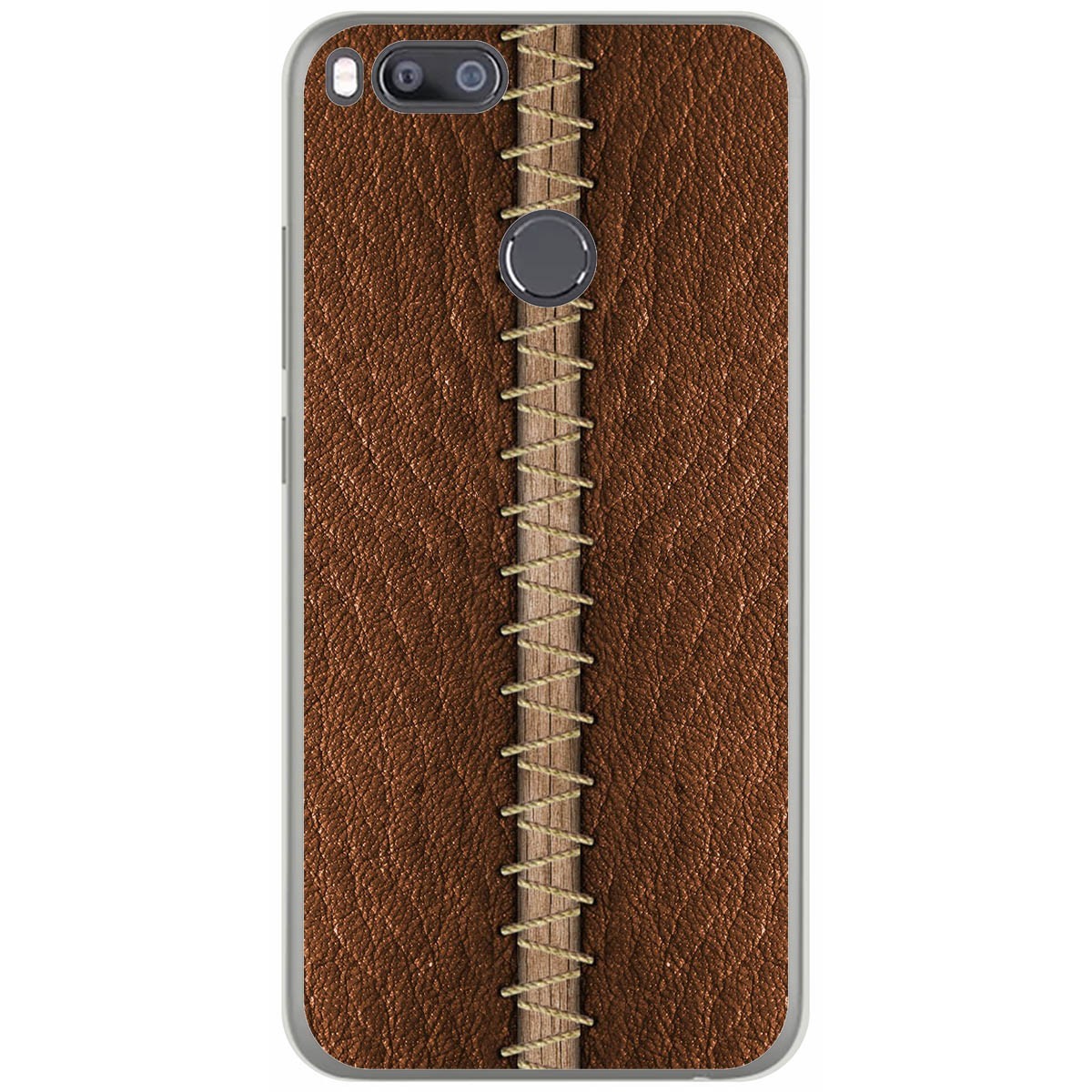 Funda Gel Tpu para Xiaomi Mi 5X / Mi A1 diseño Cuero 01 Dibujos