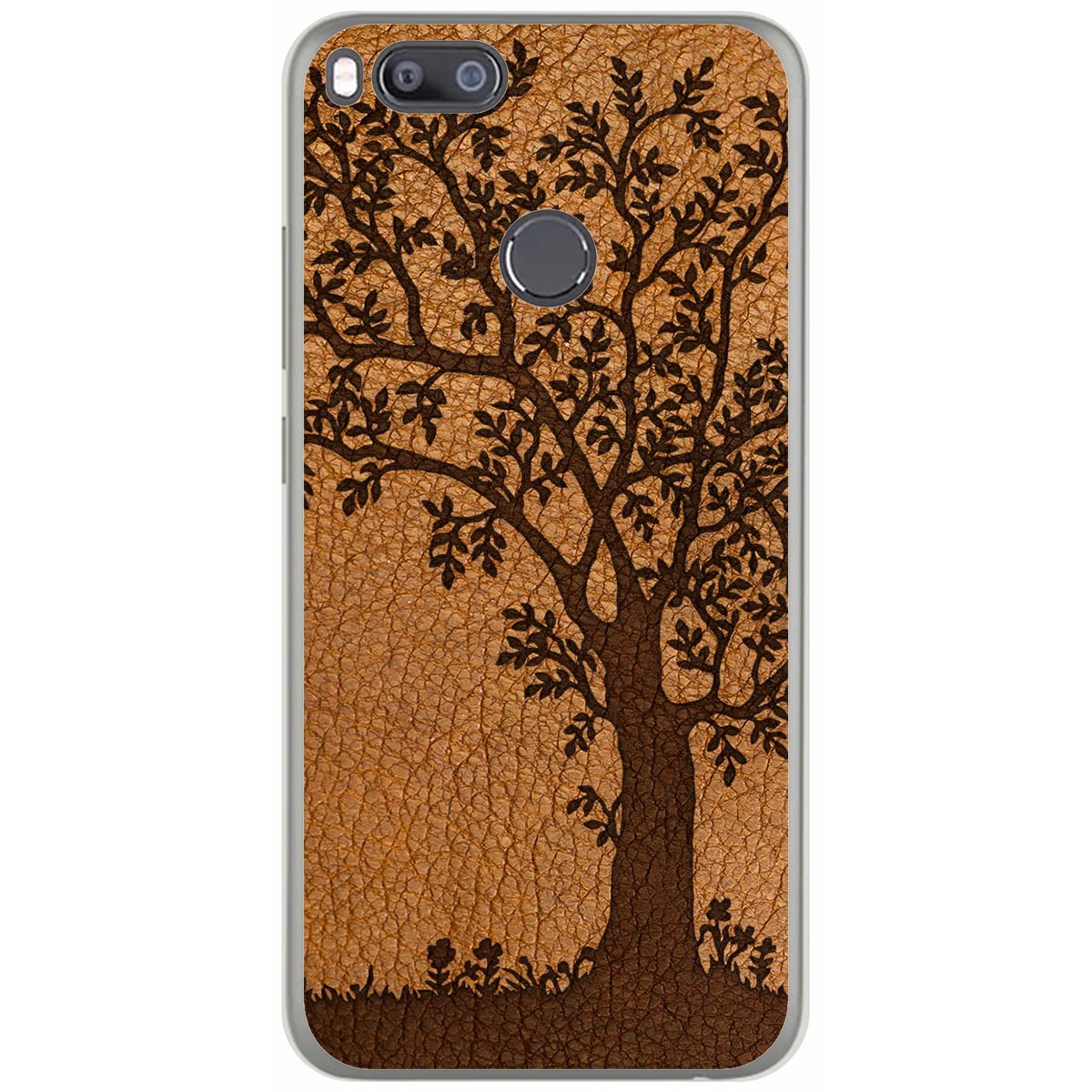 Funda Gel Tpu para Xiaomi Mi 5X / Mi A1 diseño Cuero 03 Dibujos