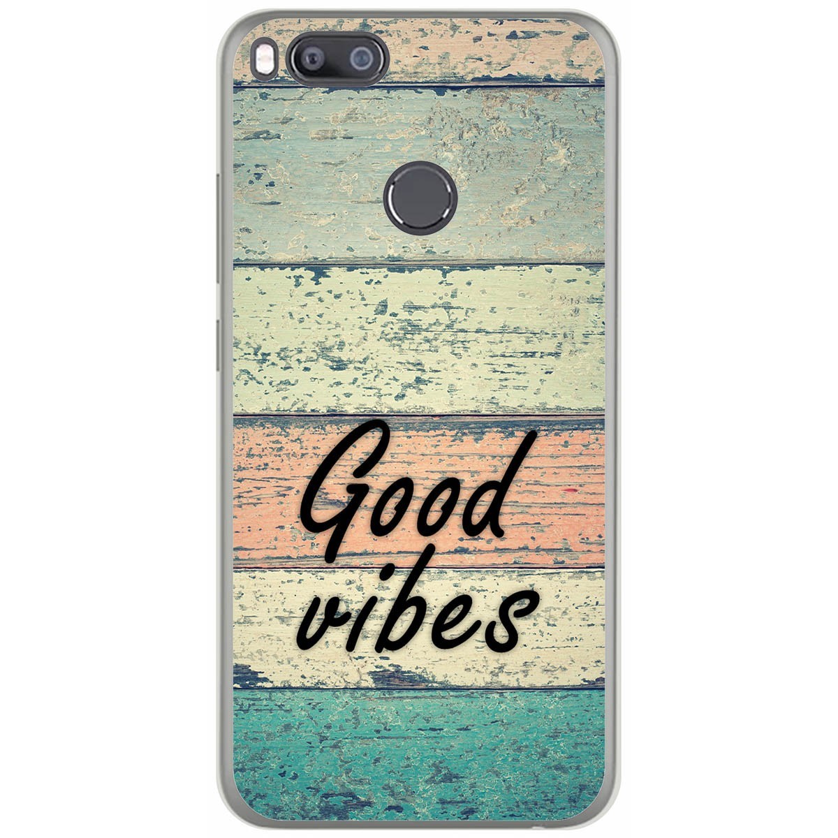 Funda Gel Tpu para Xiaomi Mi 5X / Mi A1 diseño Madera 01 Dibujos