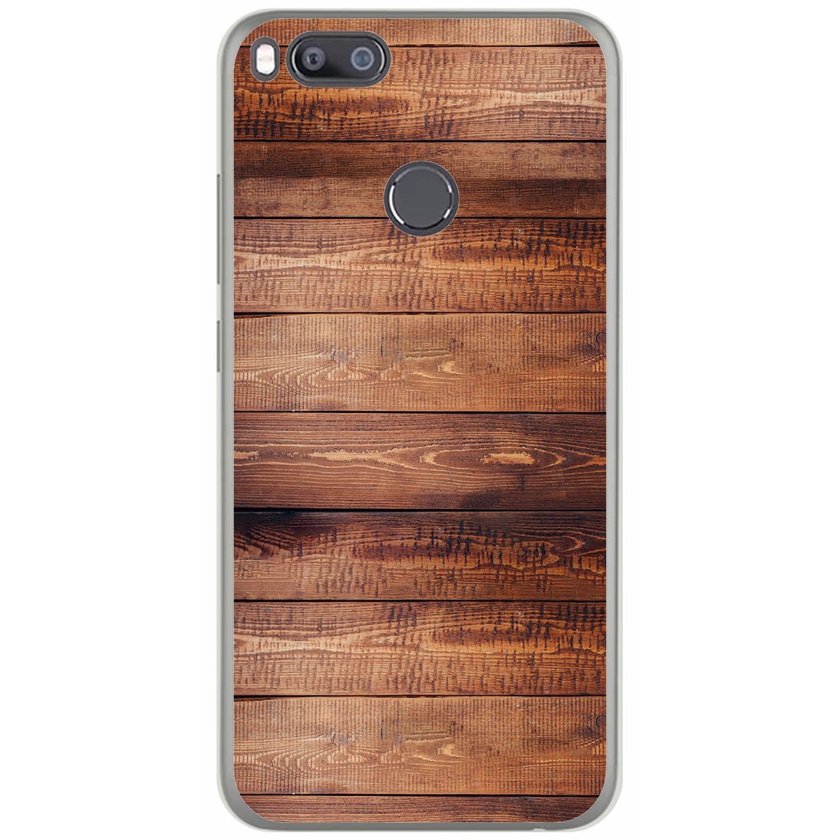 Funda Gel Tpu para Xiaomi Mi 5X / Mi A1 diseño Madera 02 Dibujos