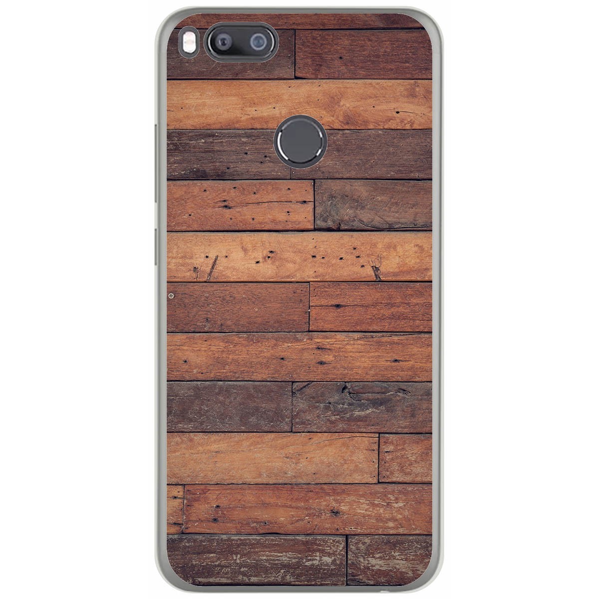 Funda Gel Tpu para Xiaomi Mi 5X / Mi A1 diseño Madera 03 Dibujos