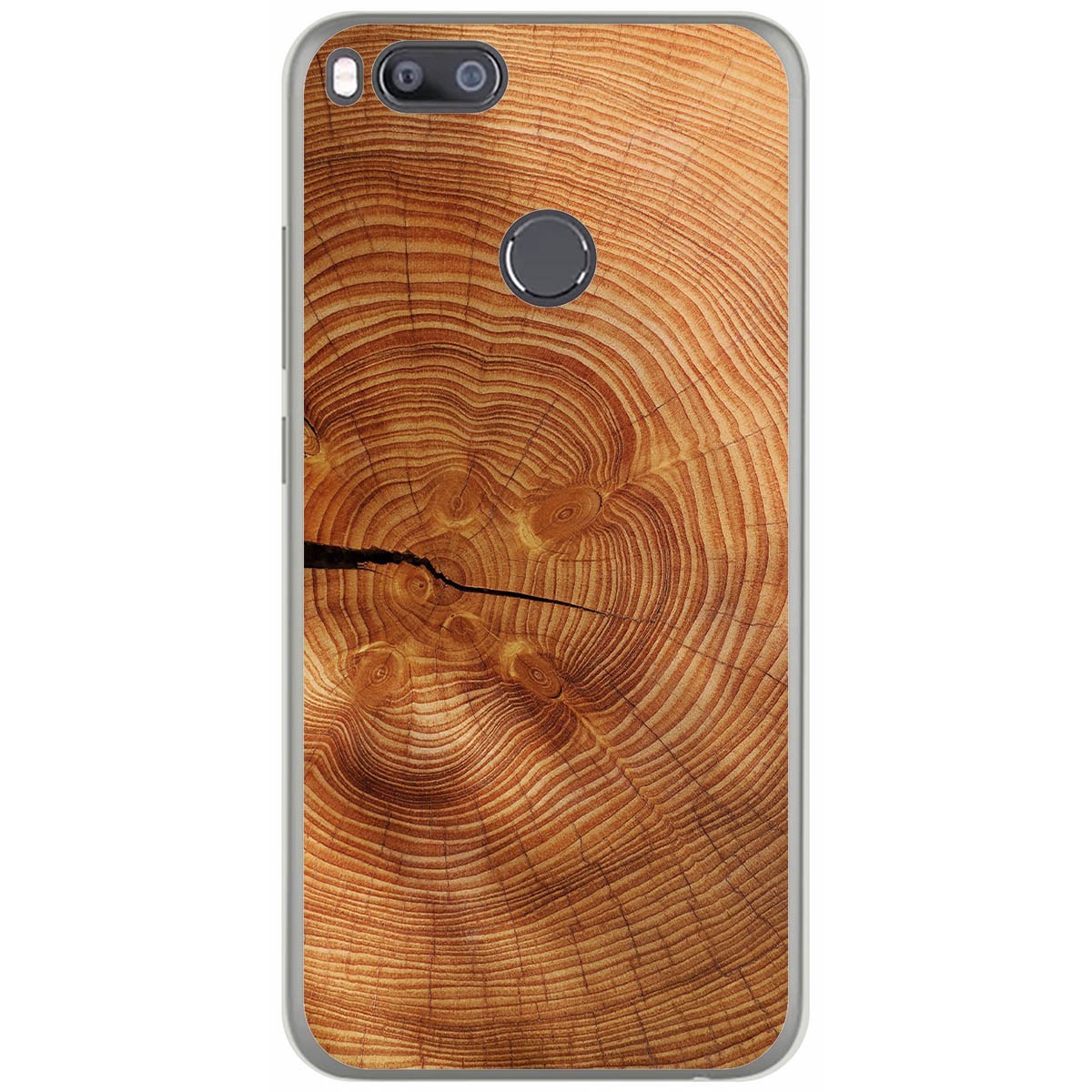 Funda Gel Tpu para Xiaomi Mi 5X / Mi A1 diseño Madera 04 Dibujos