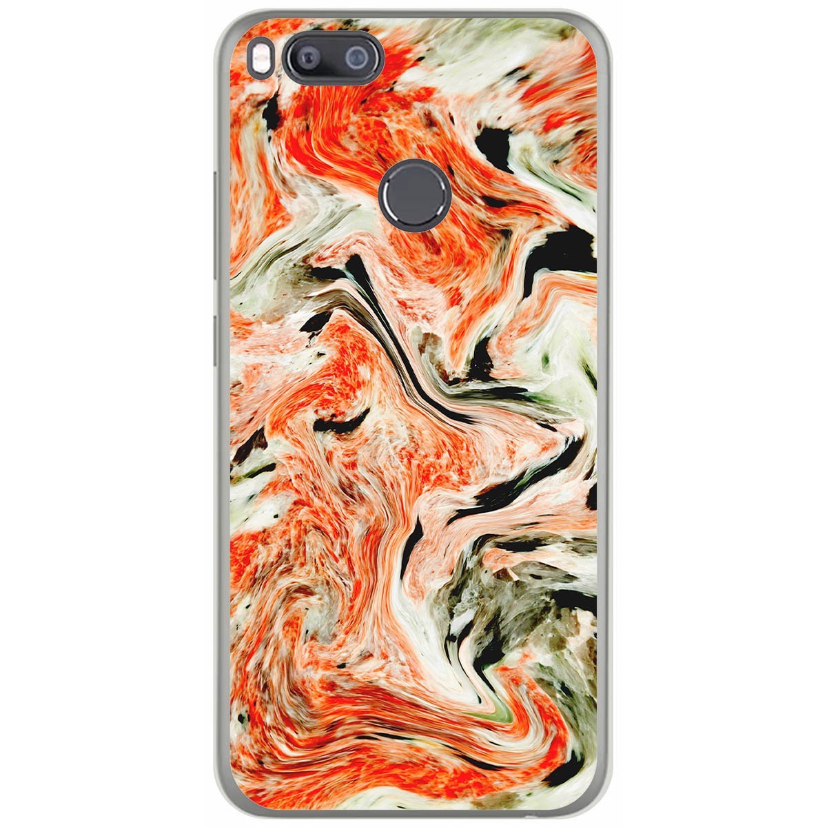 Funda Gel Tpu para Xiaomi Mi 5X / Mi A1 diseño Mármol 12 Dibujos