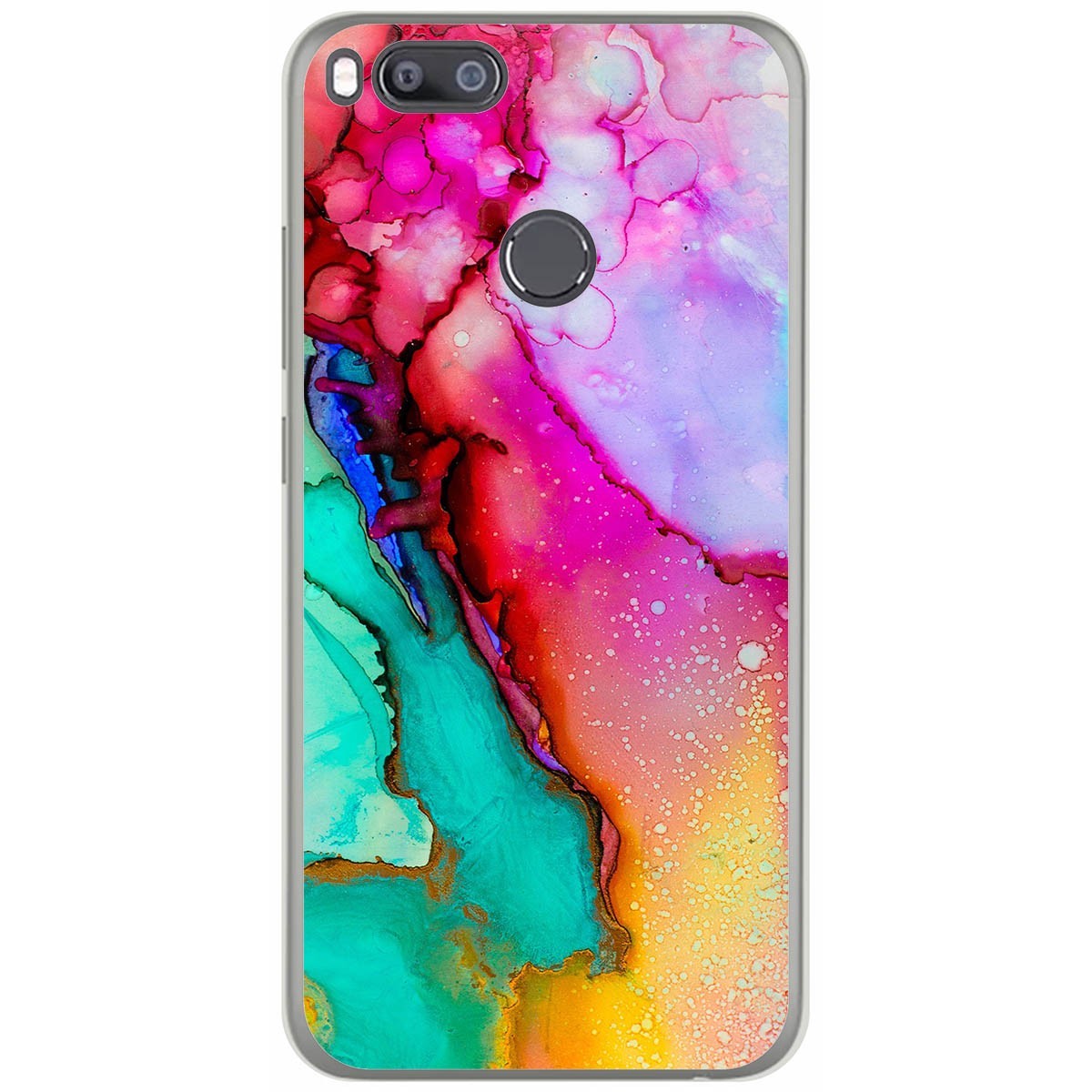 Funda Gel Tpu para Xiaomi Mi 5X / Mi A1 diseño Mármol 15 Dibujos