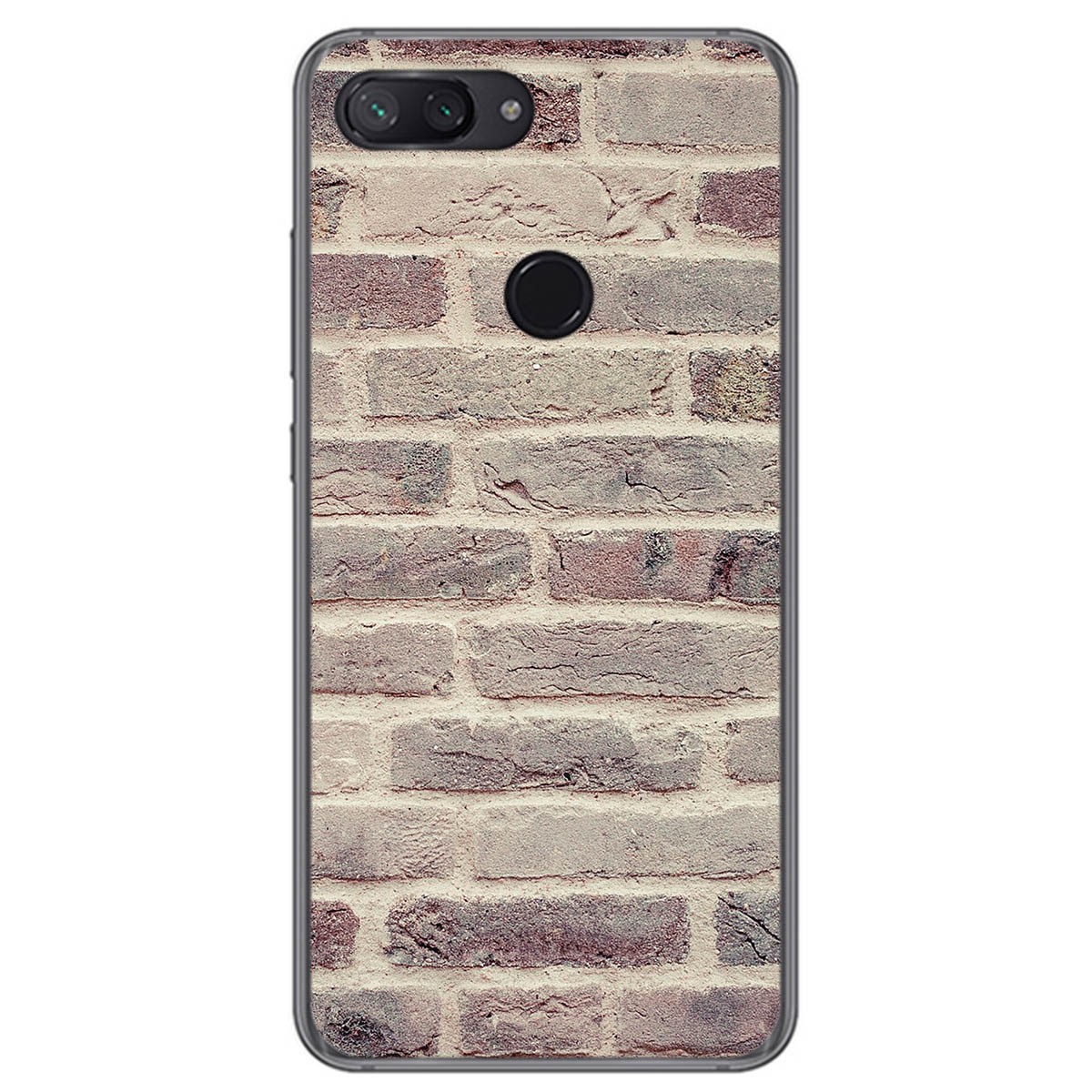 Funda Gel Tpu para Xiaomi Mi 8 Lite diseño Ladrillo 01 Dibujos