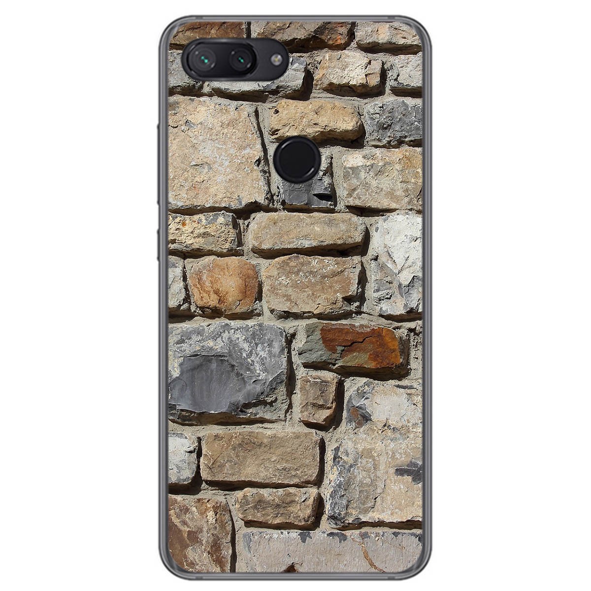 Funda Gel Tpu para Xiaomi Mi 8 Lite diseño Ladrillo 03 Dibujos
