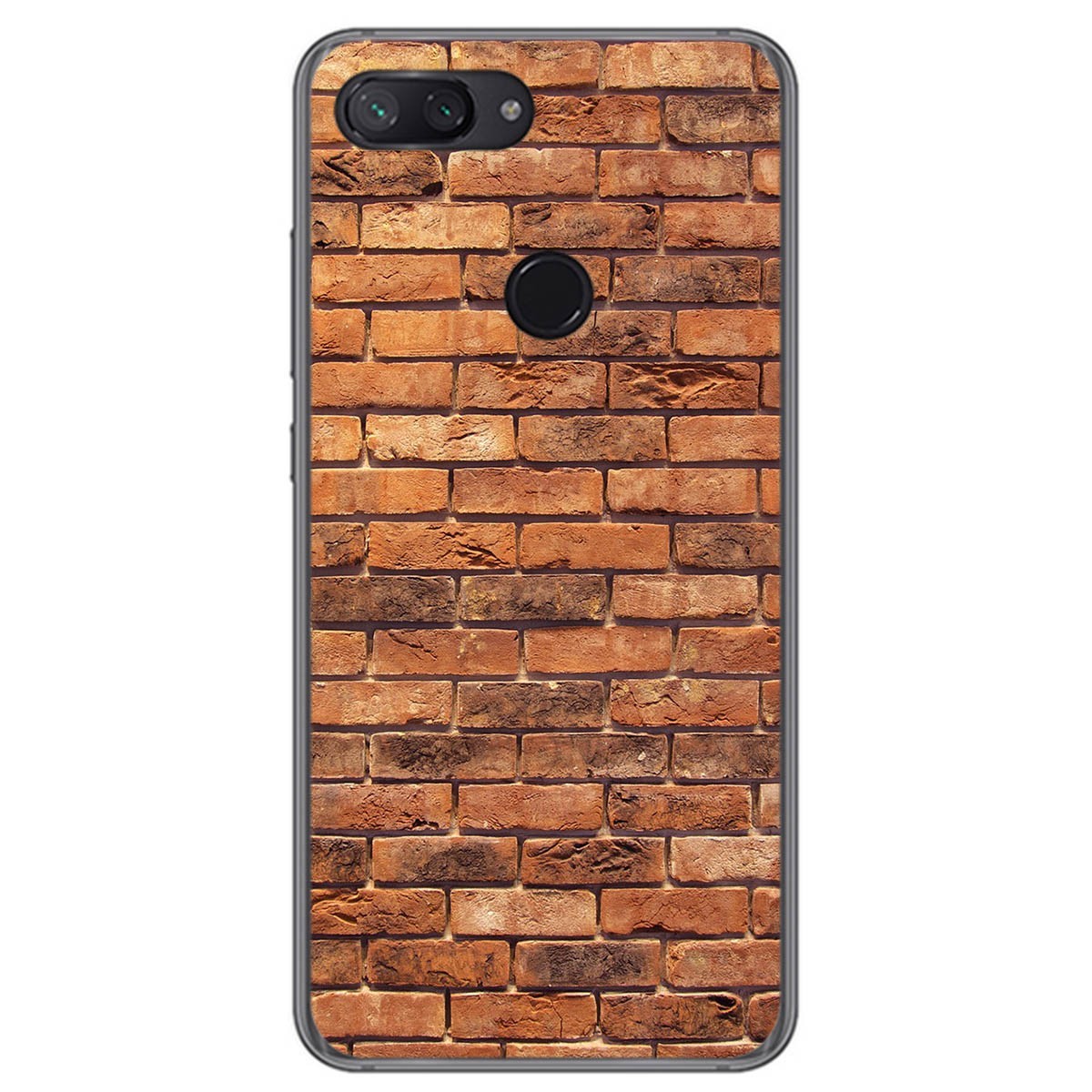 Funda Gel Tpu para Xiaomi Mi 8 Lite diseño Ladrillo 04 Dibujos