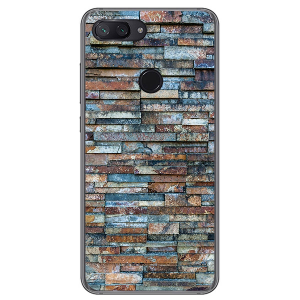 Funda Gel Tpu para Xiaomi Mi 8 Lite diseño Ladrillo 05 Dibujos