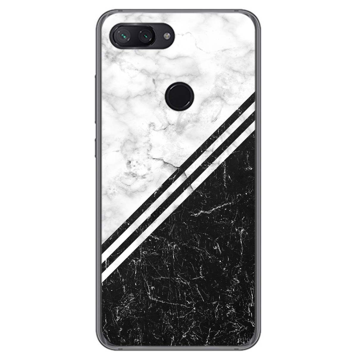 Funda Gel Tpu para Xiaomi Mi 8 Lite diseño Mármol 01 Dibujos