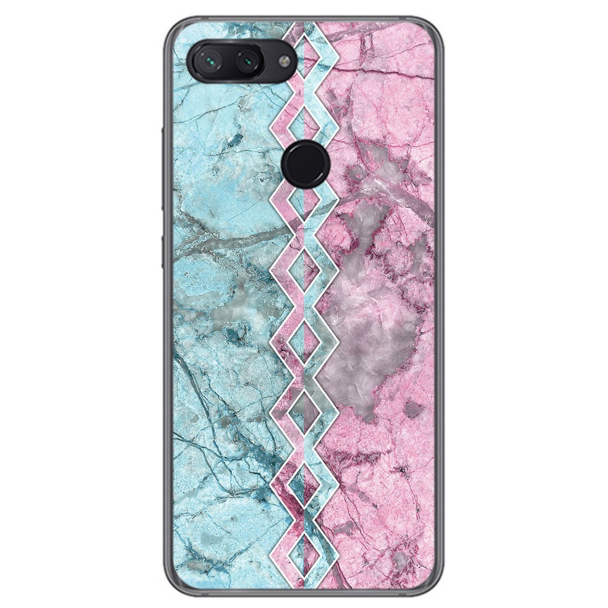 Funda Gel Tpu para Xiaomi Mi 8 Lite diseño Mármol 08 Dibujos