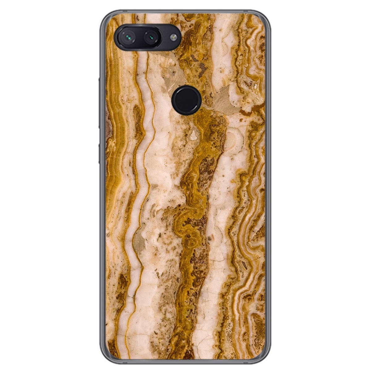 Funda Gel Tpu para Xiaomi Mi 8 Lite diseño Mármol 10 Dibujos