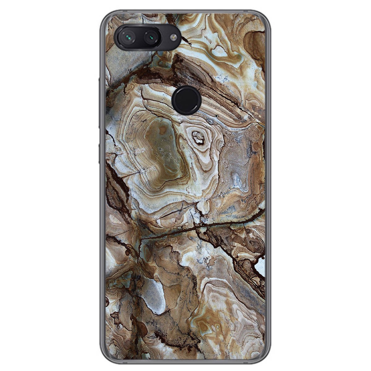 Funda Gel Tpu para Xiaomi Mi 8 Lite diseño Mármol 14 Dibujos