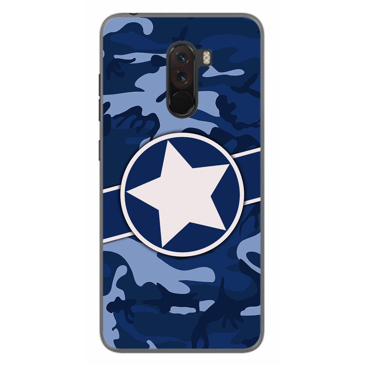 Funda Gel Tpu para Xiaomi Pocophone F1 diseño Camuflaje 03 Dibujos