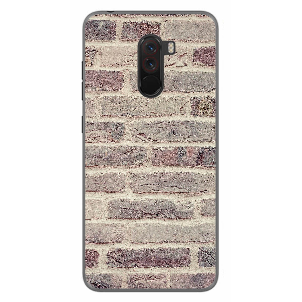 Funda Gel Tpu para Xiaomi Pocophone F1 diseño Ladrillo 01 Dibujos