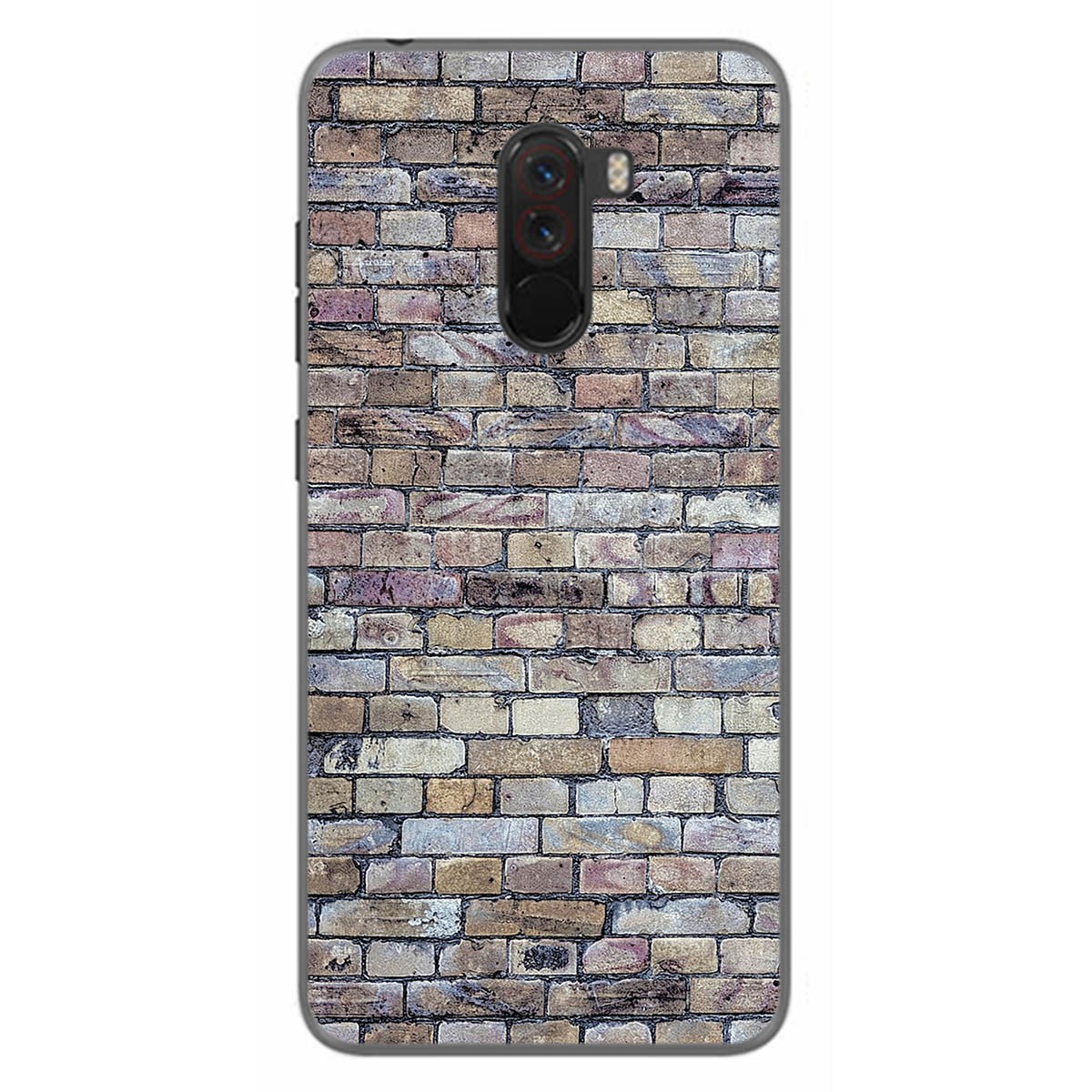 Funda Gel Tpu para Xiaomi Pocophone F1 diseño Ladrillo 02 Dibujos