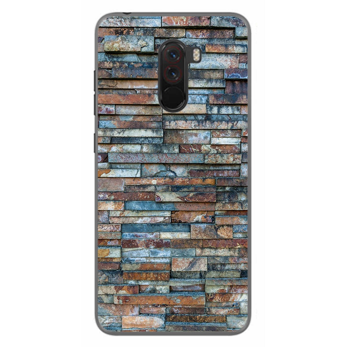 Funda Gel Tpu para Xiaomi Pocophone F1 diseño Ladrillo 05 Dibujos