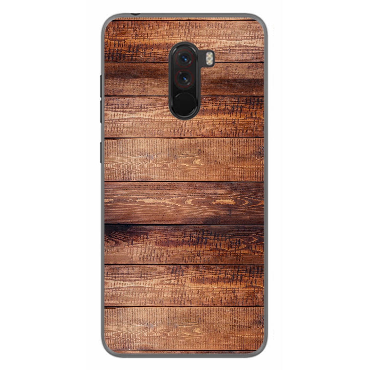 Funda Gel Tpu para Xiaomi Pocophone F1 diseño Madera 02 Dibujos
