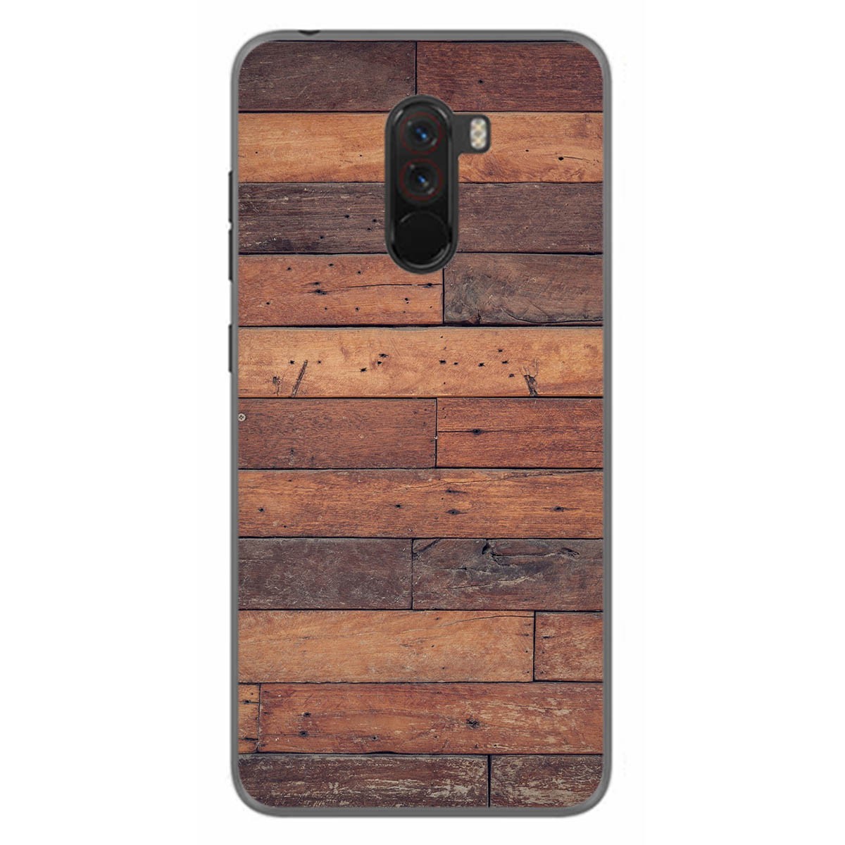 Funda Gel Tpu para Xiaomi Pocophone F1 diseño Madera 03 Dibujos