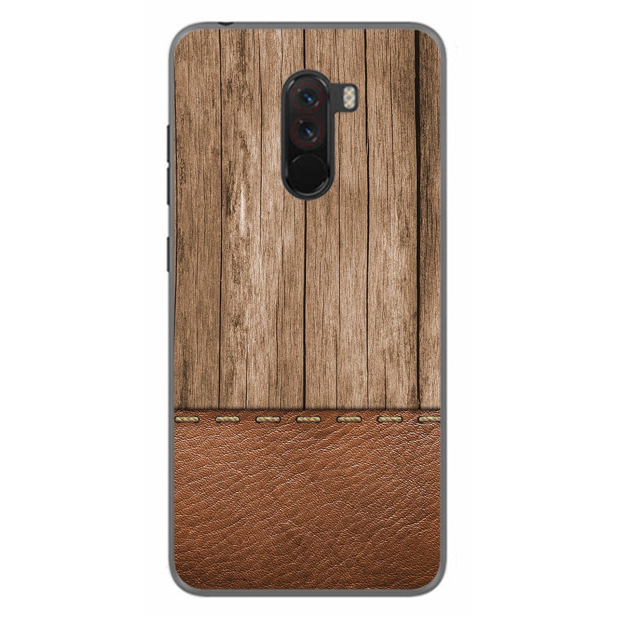 Funda Gel Tpu para Xiaomi Pocophone F1 diseño Madera 09 Dibujos