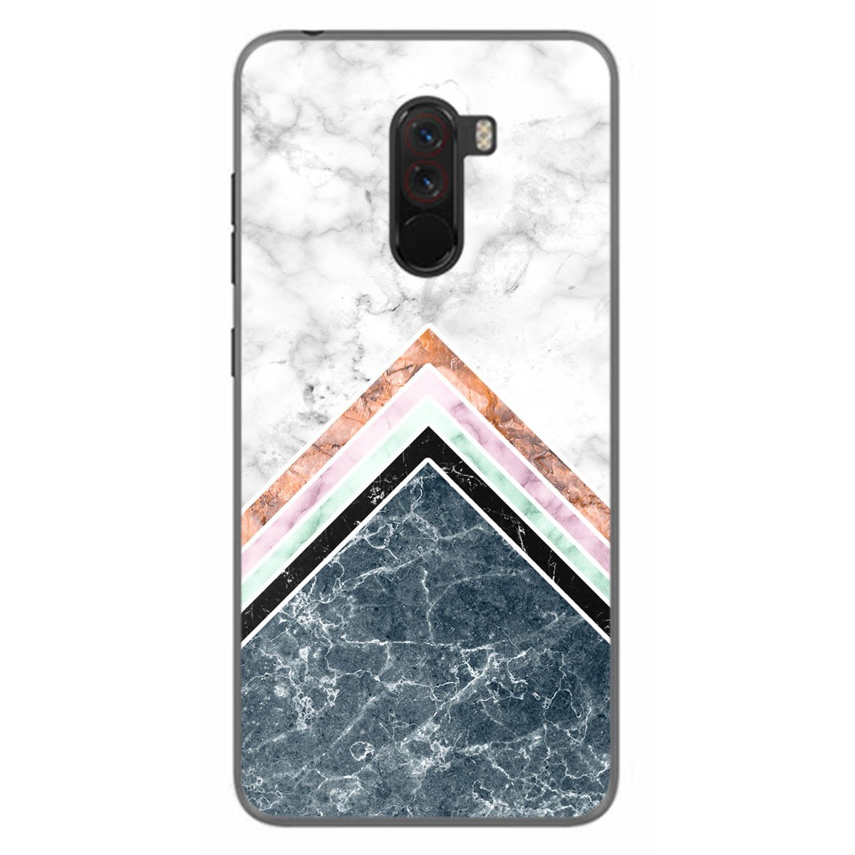 Funda Gel Tpu para Xiaomi Pocophone F1 diseño Mármol 05 Dibujos