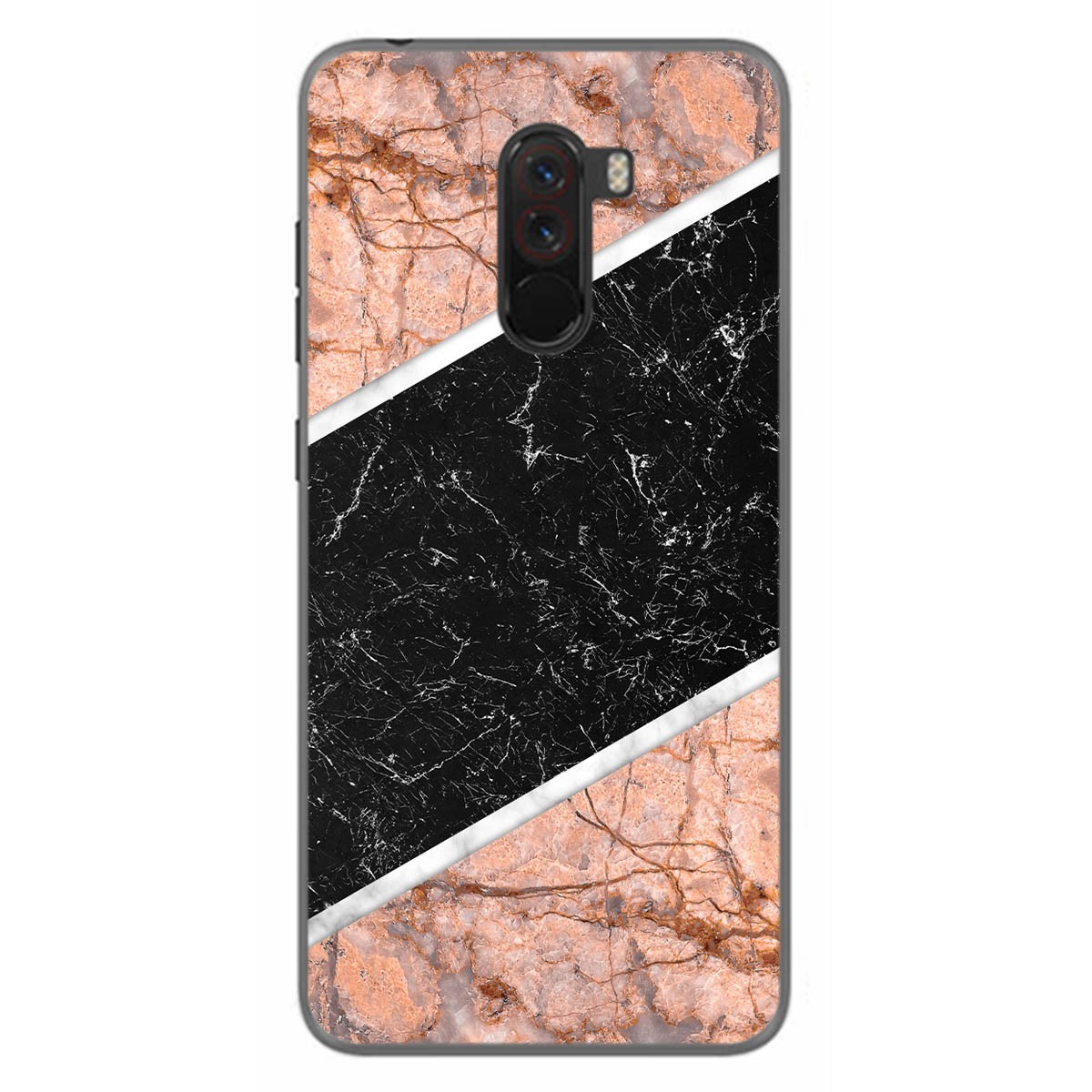 Funda Gel Tpu para Xiaomi Pocophone F1 diseño Mármol 07 Dibujos
