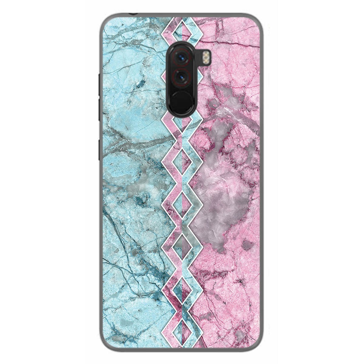 Funda Gel Tpu para Xiaomi Pocophone F1 diseño Mármol 08 Dibujos