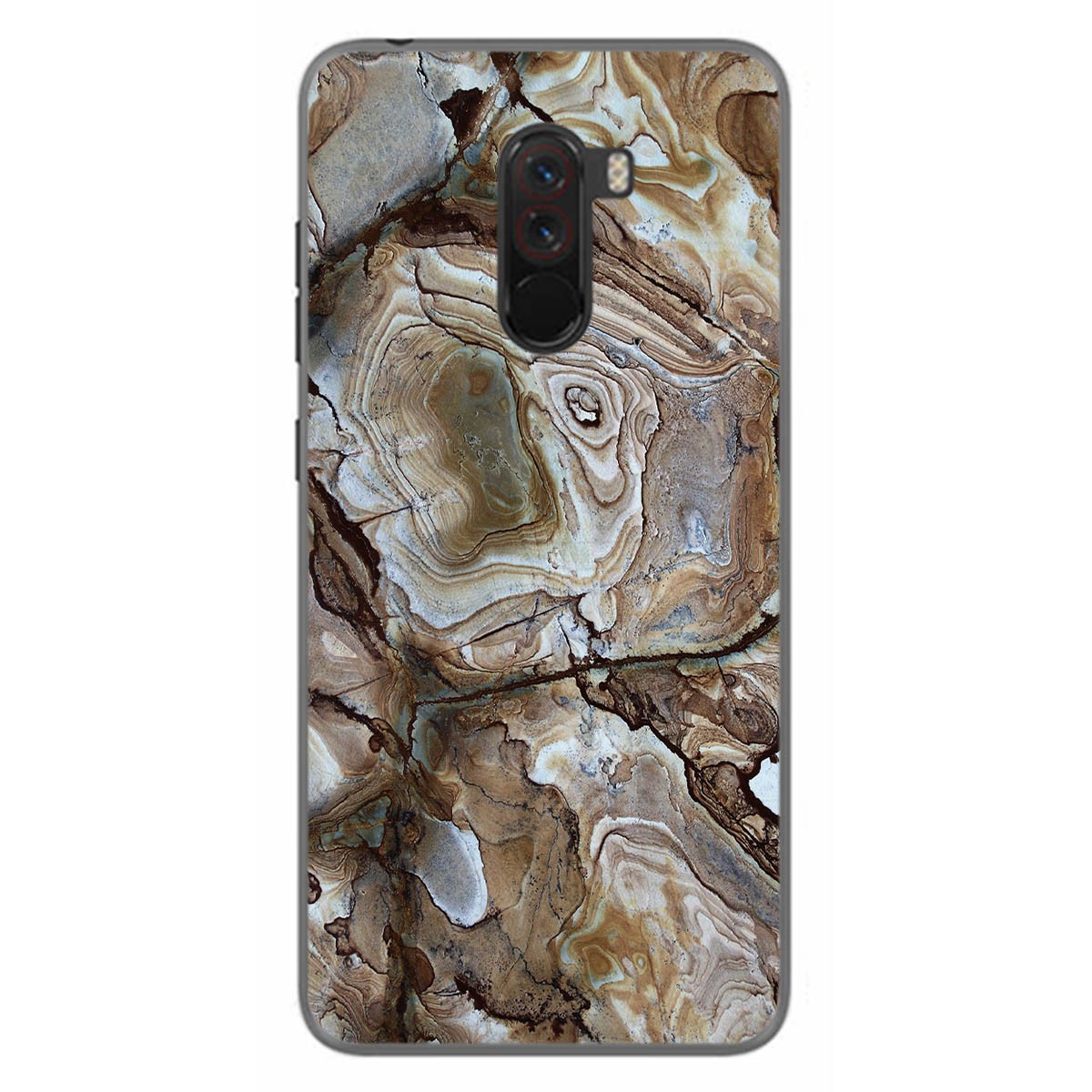 Funda Gel Tpu para Xiaomi Pocophone F1 diseño Mármol 14 Dibujos