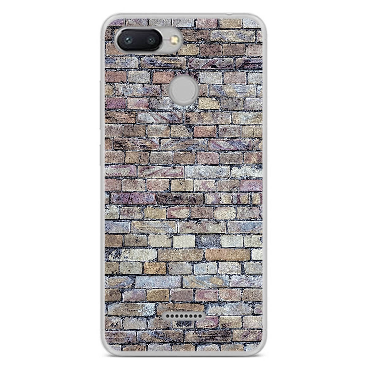 Funda Gel Tpu para Xiaomi Redmi 6 diseño Ladrillo 02 Dibujos
