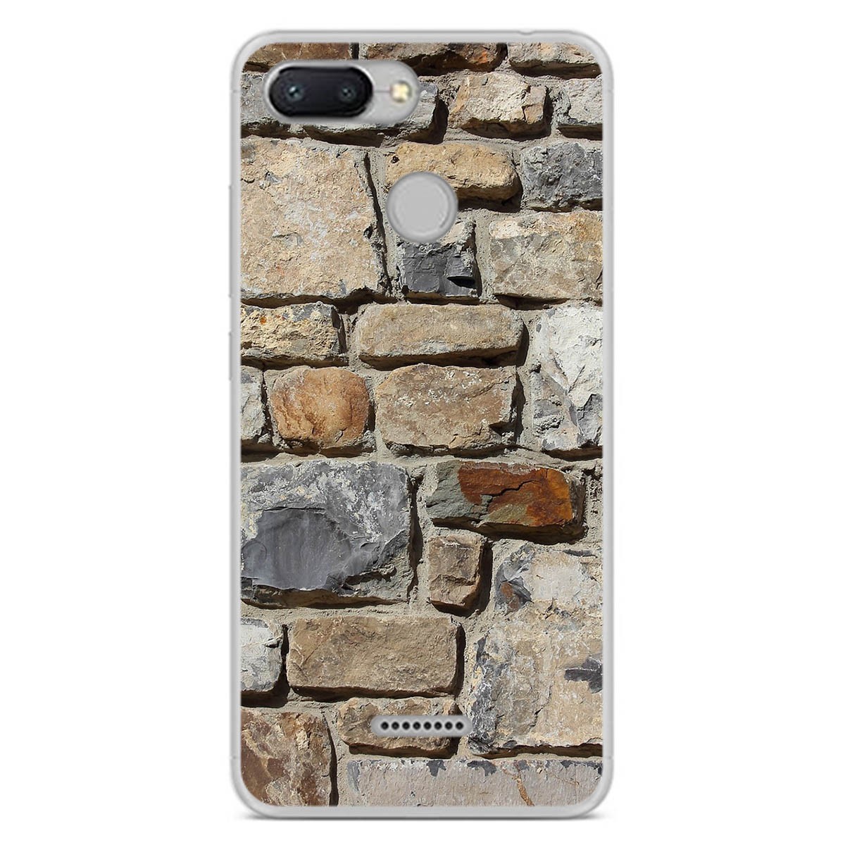 Funda Gel Tpu para Xiaomi Redmi 6 diseño Ladrillo 03 Dibujos