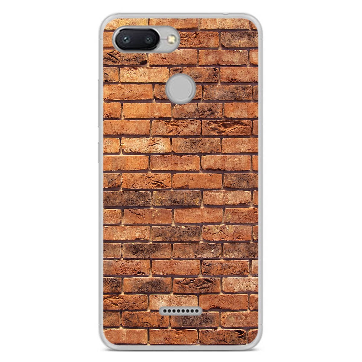 Funda Gel Tpu para Xiaomi Redmi 6 diseño Ladrillo 04 Dibujos