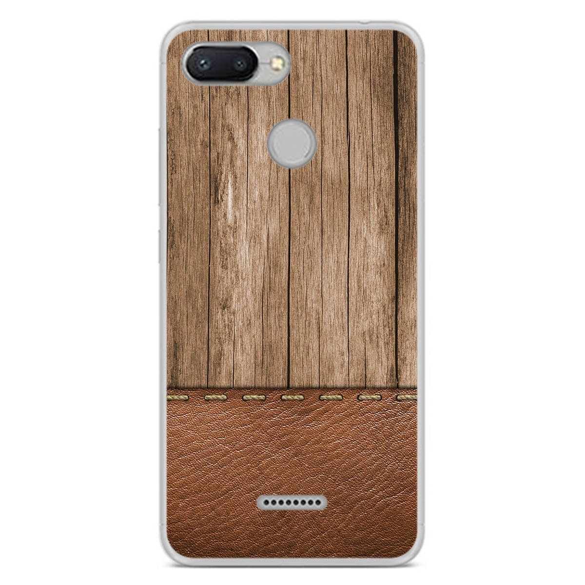 Funda Gel Tpu para Xiaomi Redmi 6 diseño Madera 09 Dibujos