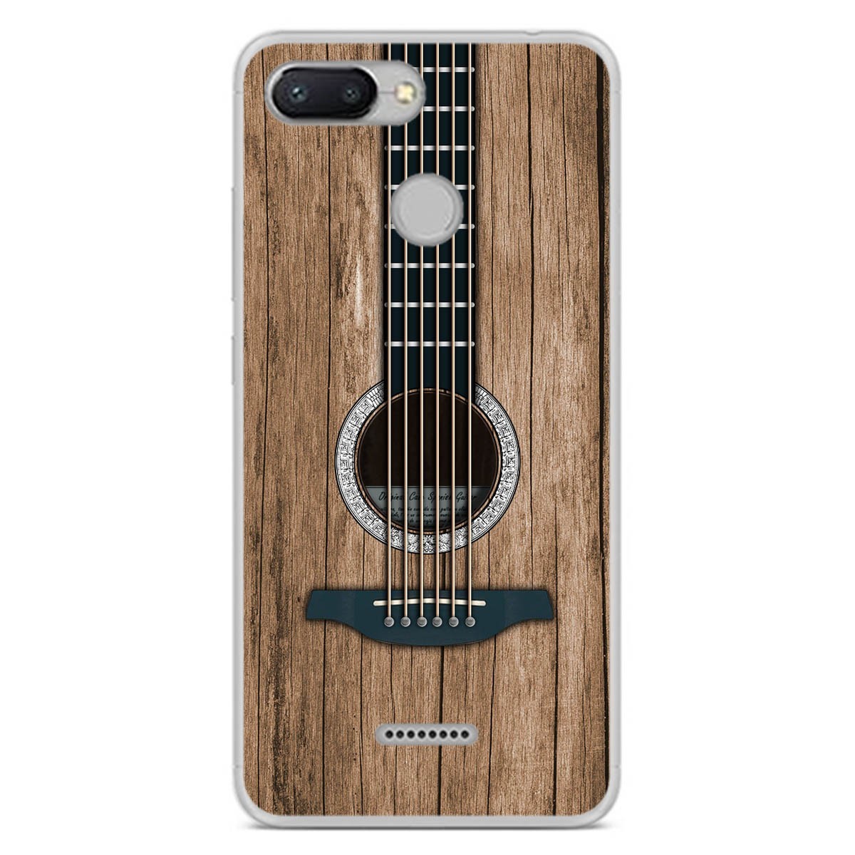 Funda Gel Tpu para Xiaomi Redmi 6 diseño Madera 11 Dibujos