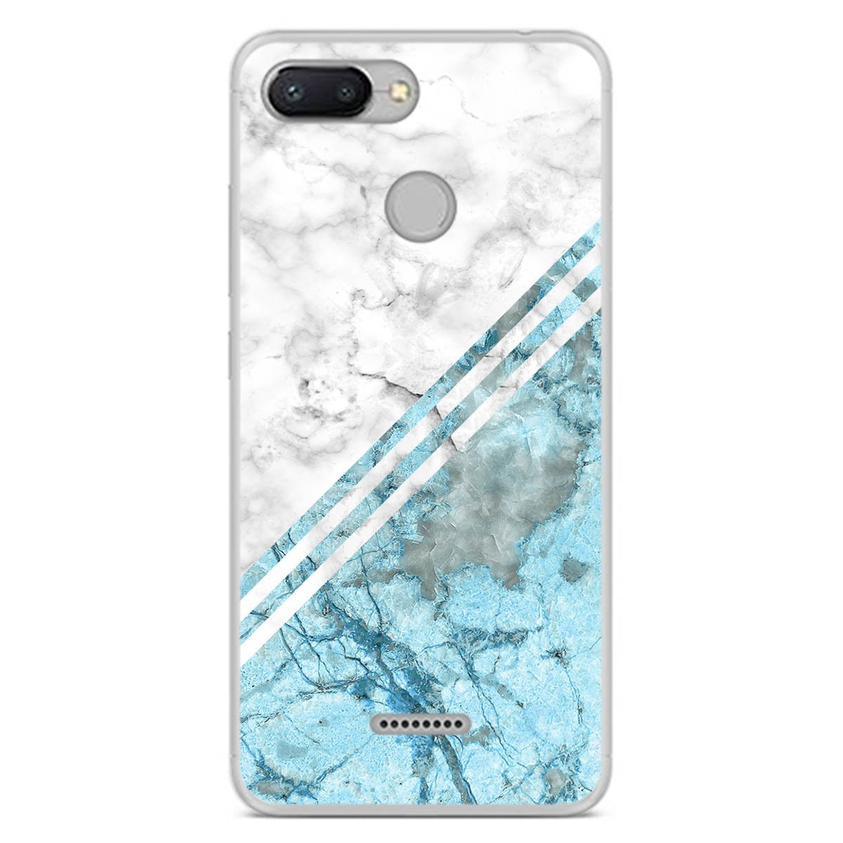Funda Gel Tpu para Xiaomi Redmi 6 diseño Mármol 02 Dibujos