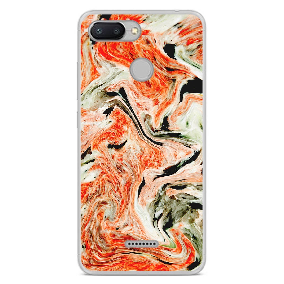 Funda Gel Tpu para Xiaomi Redmi 6 diseño Mármol 12 Dibujos