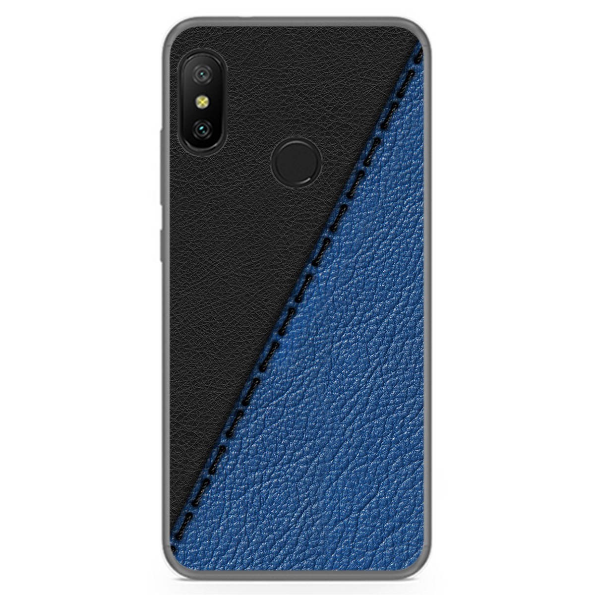 Funda Gel Tpu para Xiaomi Redmi 6 Pro / Mi A2 Lite diseño Cuero 02 Dibujos