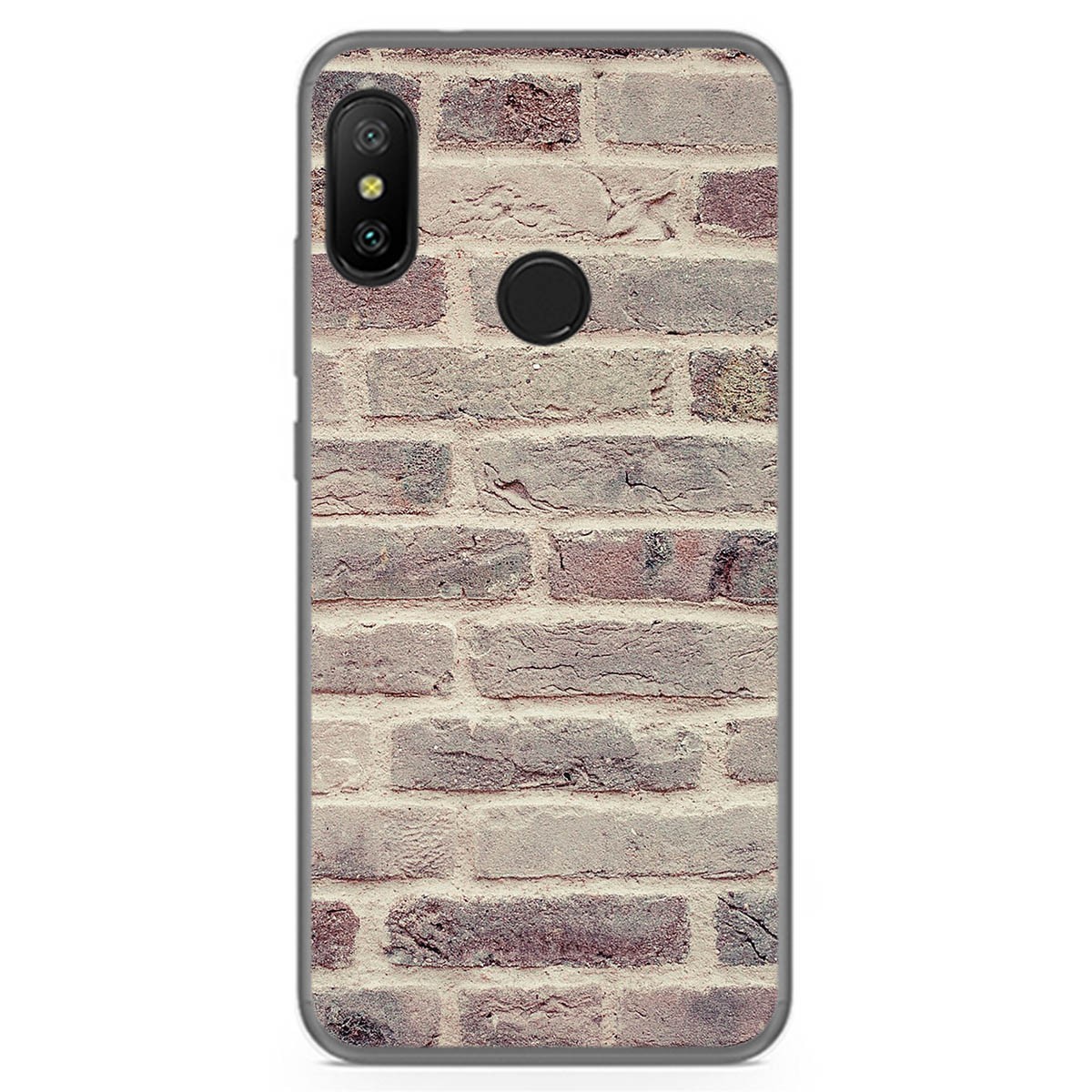Funda Gel Tpu para Xiaomi Redmi 6 Pro / Mi A2 Lite diseño Ladrillo 01 Dibujos