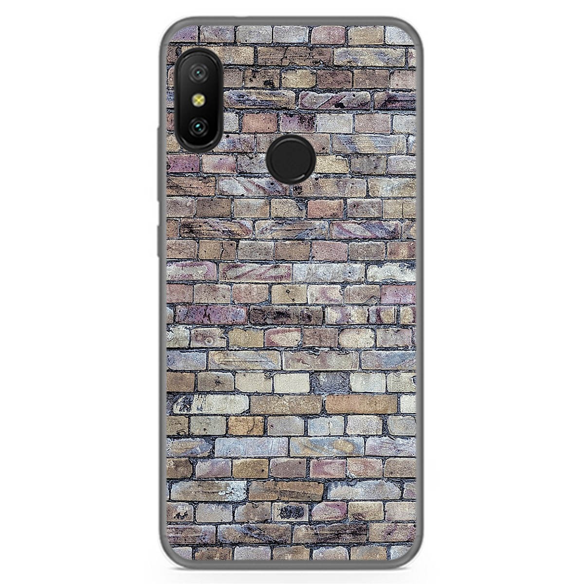 Funda Gel Tpu para Xiaomi Redmi 6 Pro / Mi A2 Lite diseño Ladrillo 02 Dibujos