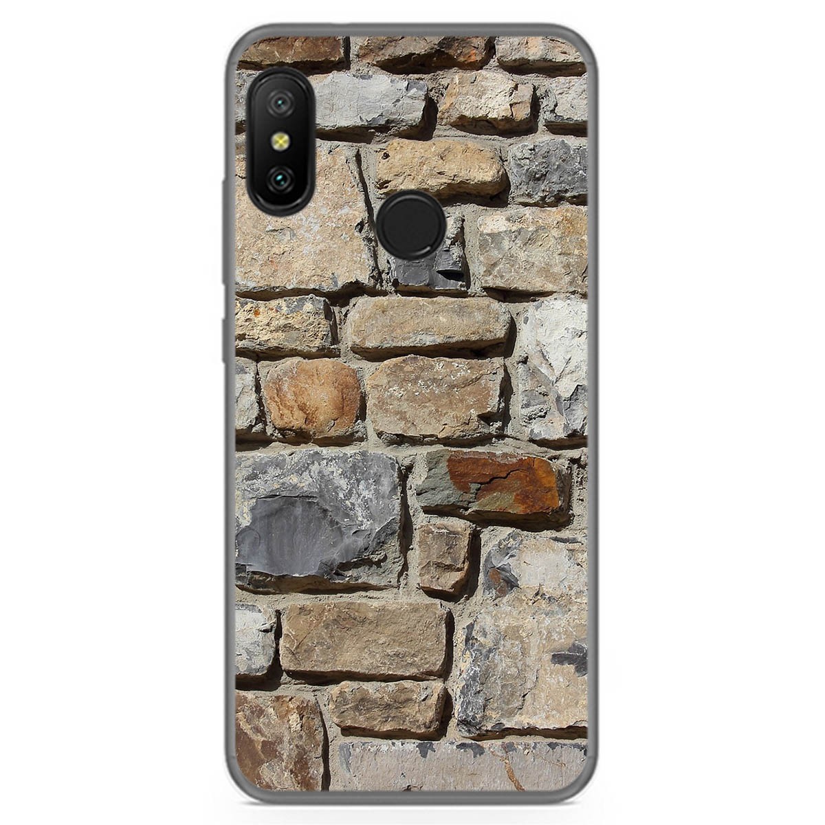 Funda Gel Tpu para Xiaomi Redmi 6 Pro / Mi A2 Lite diseño Ladrillo 03 Dibujos