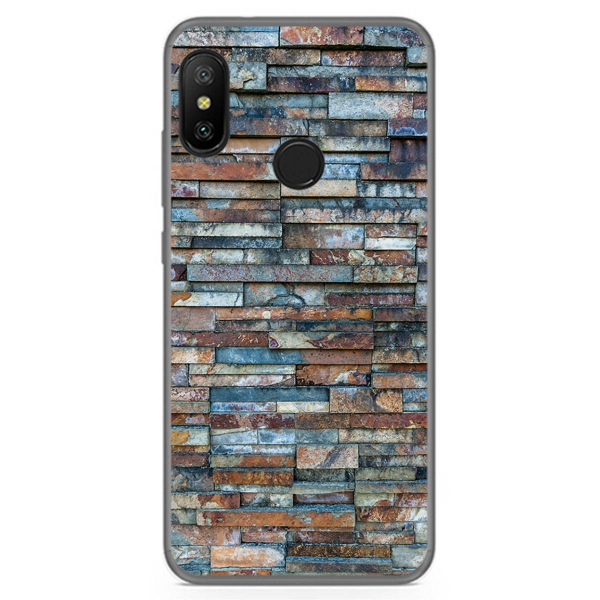 Funda Gel Tpu para Xiaomi Redmi 6 Pro / Mi A2 Lite diseño Ladrillo 05 Dibujos