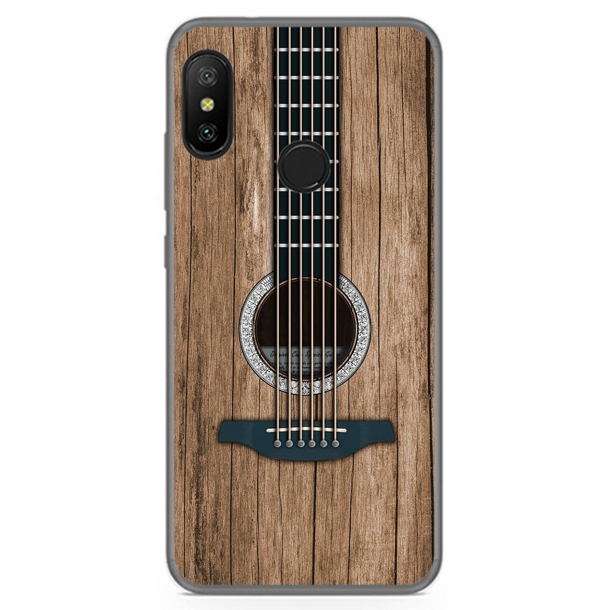 Funda Gel Tpu para Xiaomi Redmi 6 Pro / Mi A2 Lite diseño Madera 11 Dibujos
