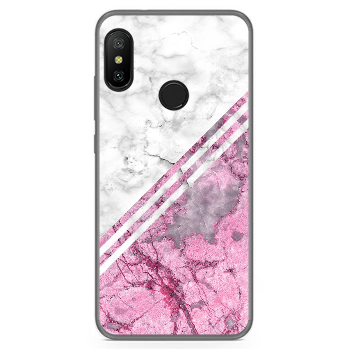 Funda Gel Tpu para Xiaomi Redmi 6 Pro / Mi A2 Lite diseño Mármol 03 Dibujos